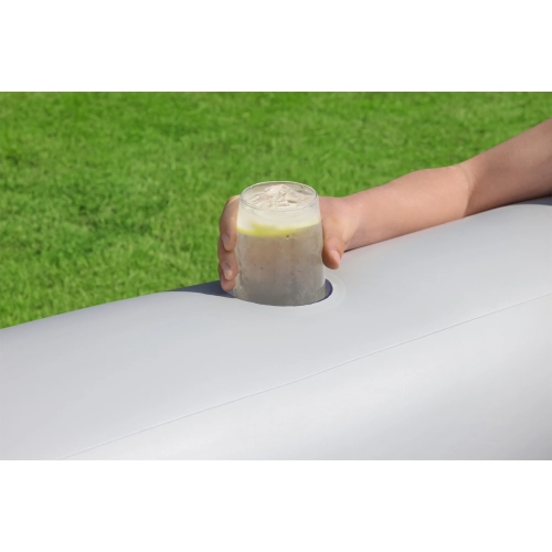 Basen z siedziskami 213/206/53 cm Szary Bestway 54423